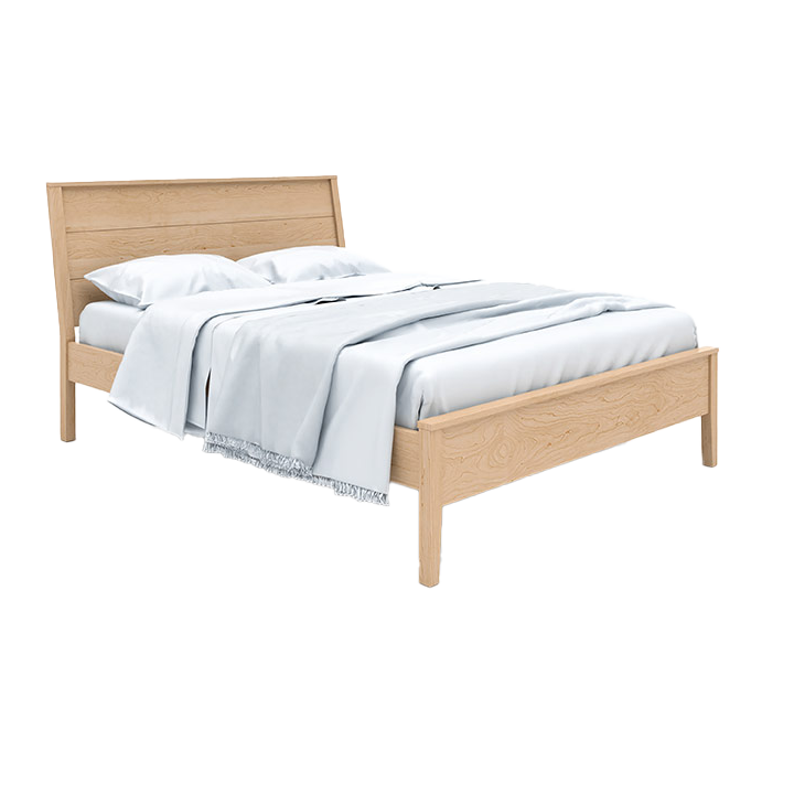 Allen Furniture Collection Maple Panel Bed Low Footboard