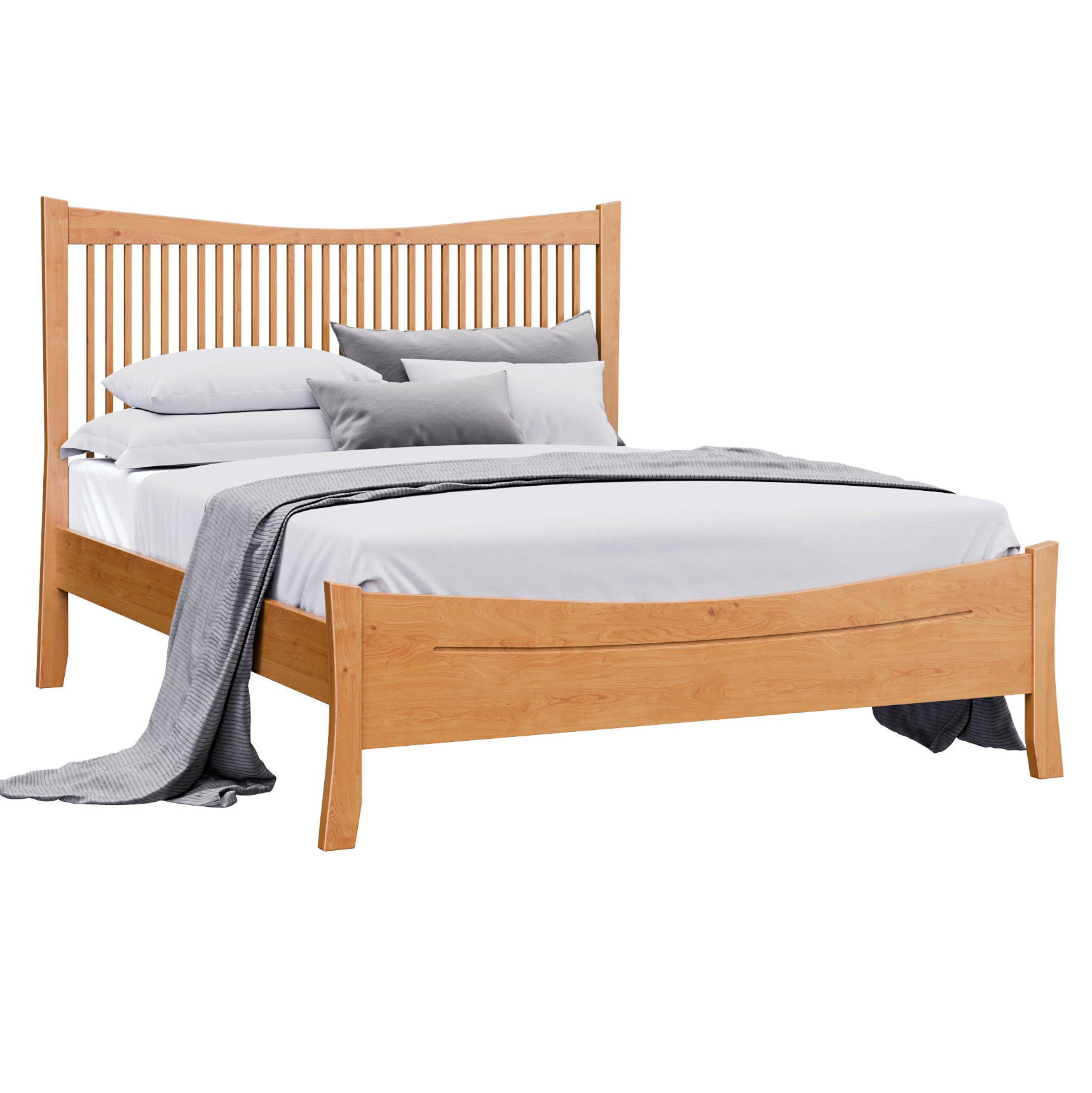 Armstrong Spindle Bed Low Footboard - Cherry