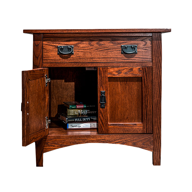 Berkshire One Drawer Nightstand - Open