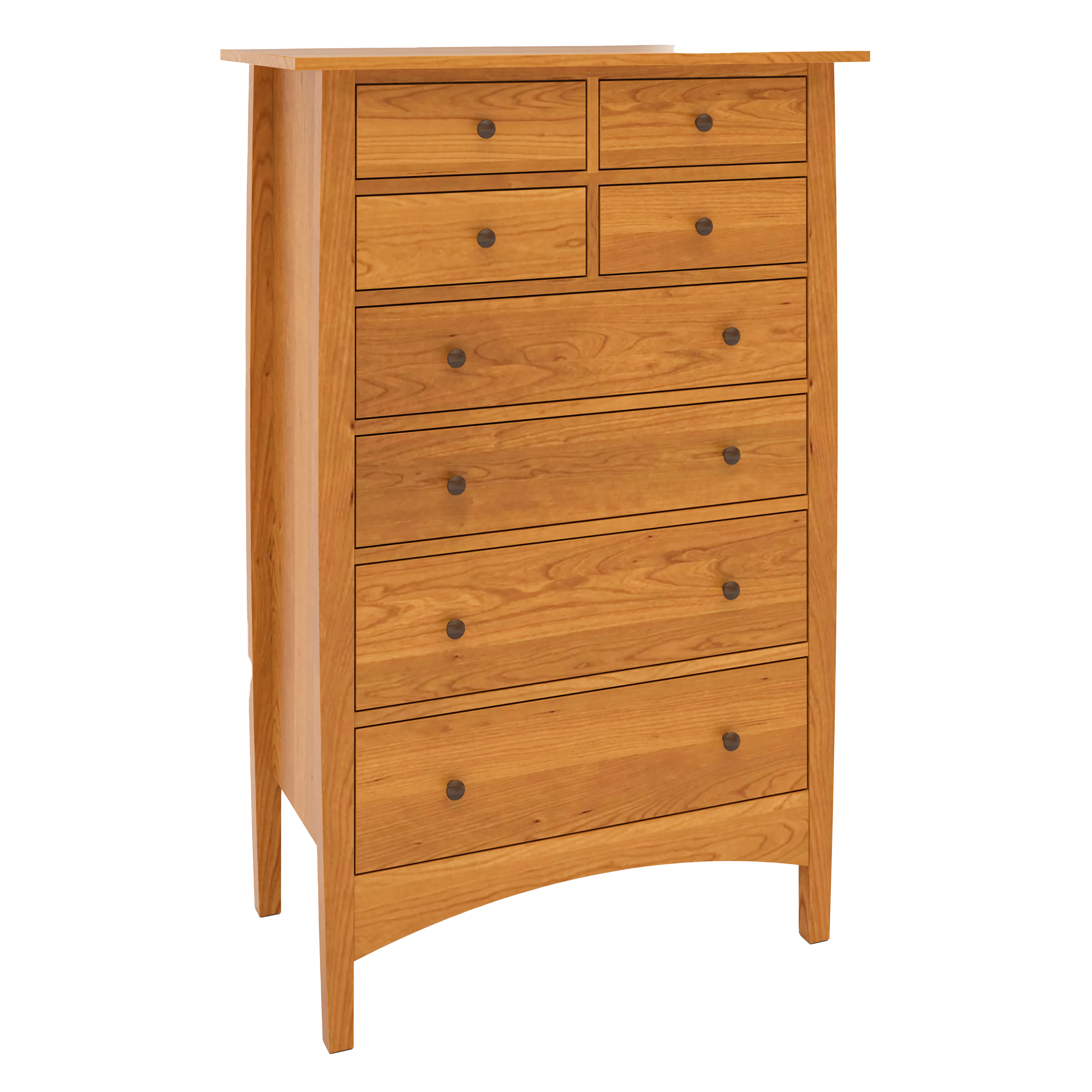 Berkshire Eight Drawer Chest - Cherry Natural