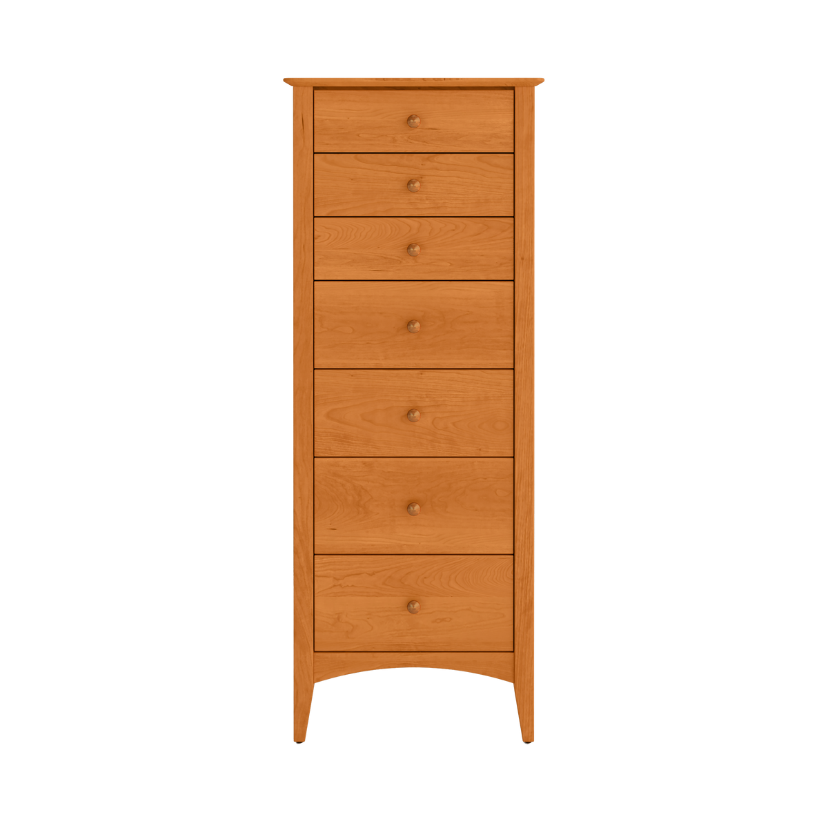 Traditional Seven Drawer Lingerie Chest – Vermont Made Furniture