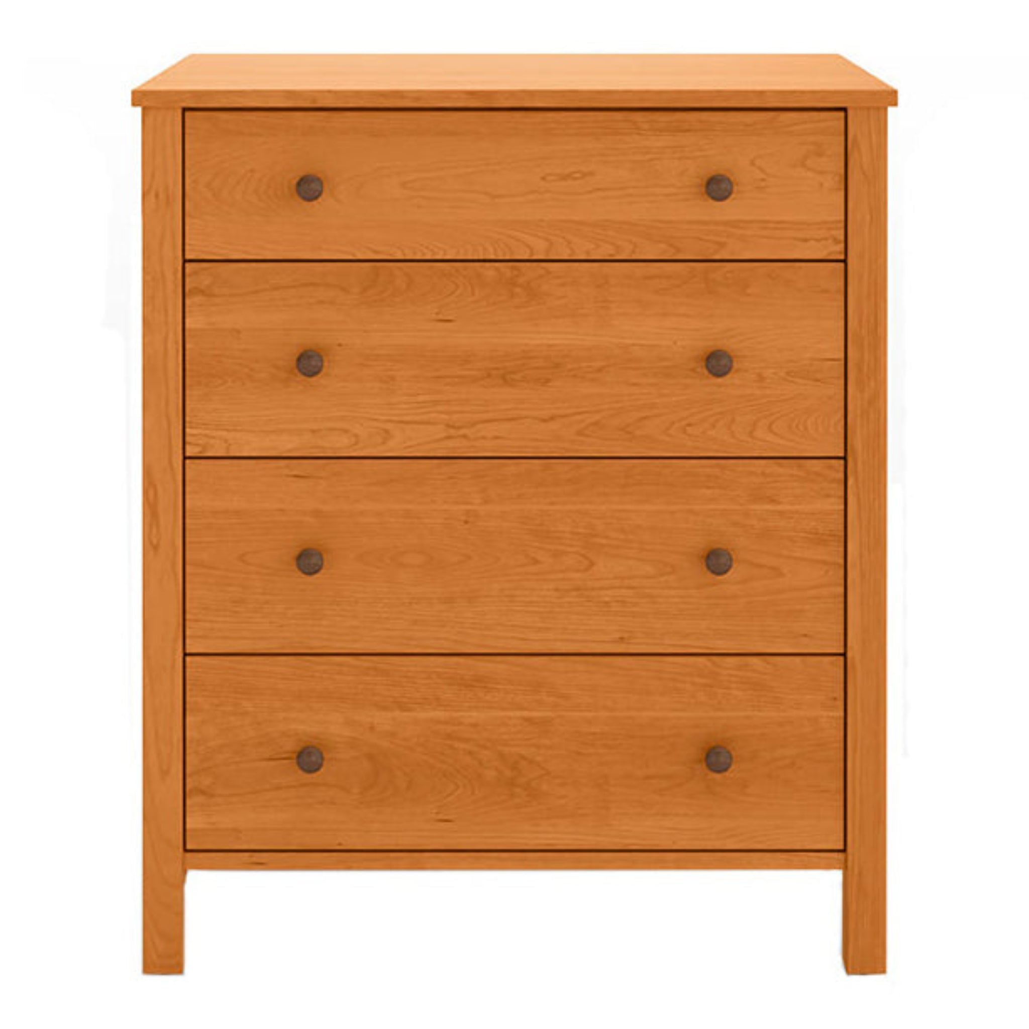 Cherry wood dresser Shaker style with 4 drawers