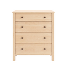 Shaker style maple dresser with 4 drawers solid wood