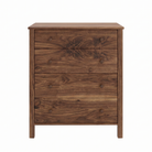 Walnut wood dresser Shaker style with 4 drawers