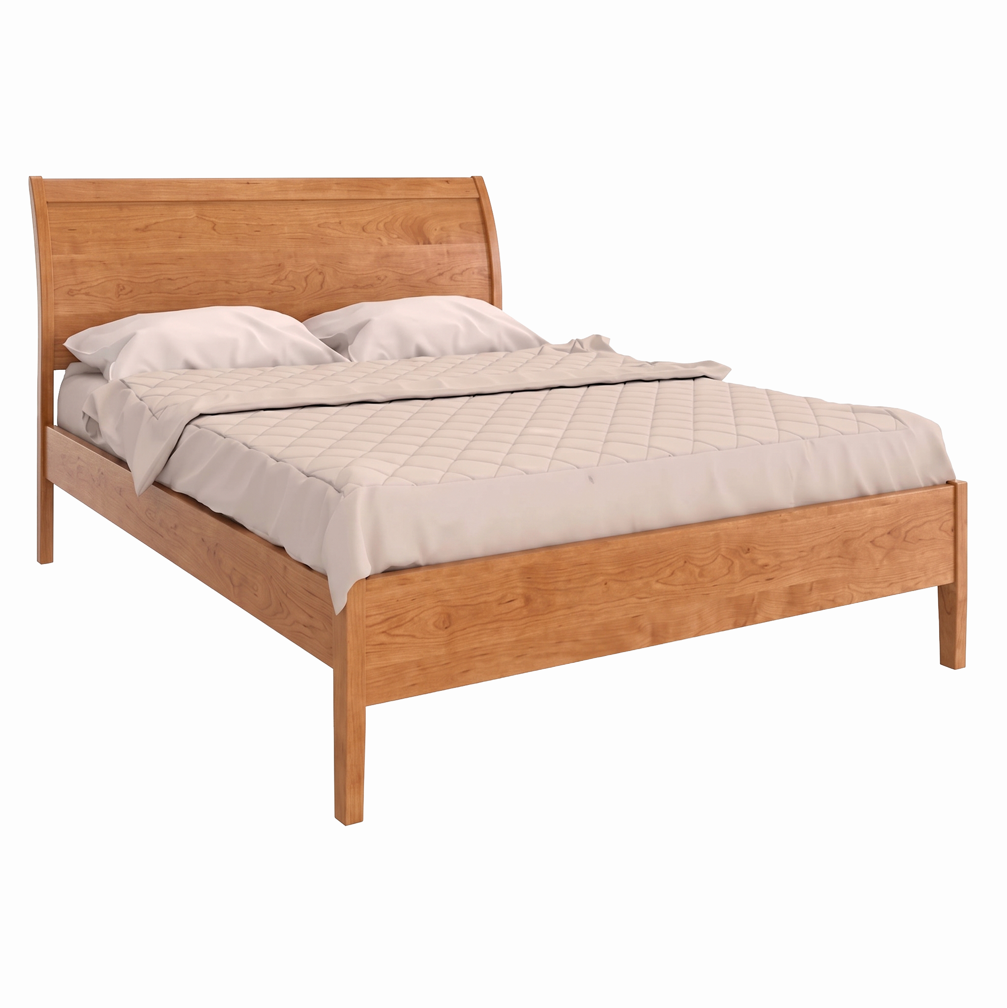 Cascade Sleigh Bed Low Footboard
