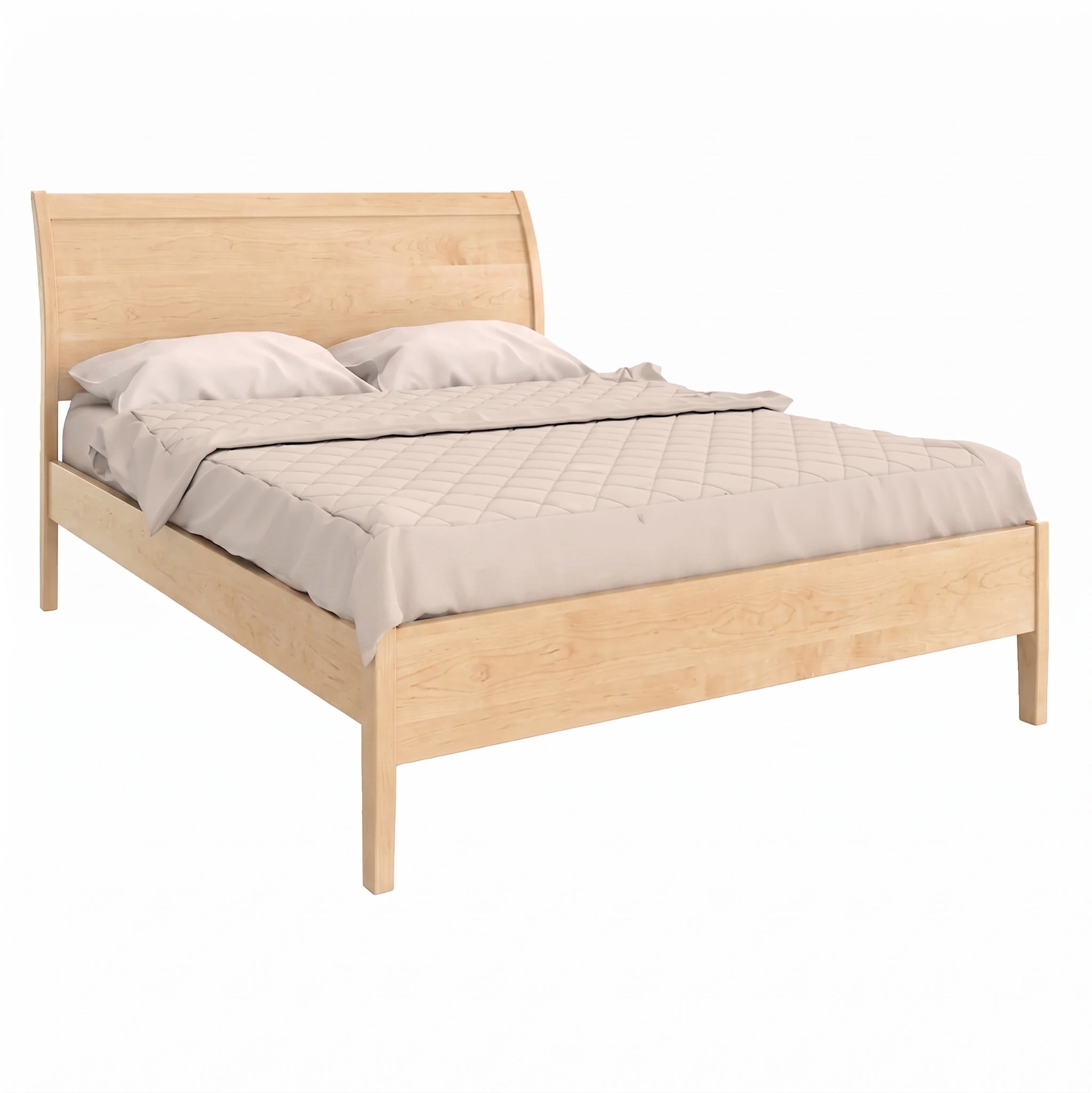 Cascade Sleigh Bed Low Footboard