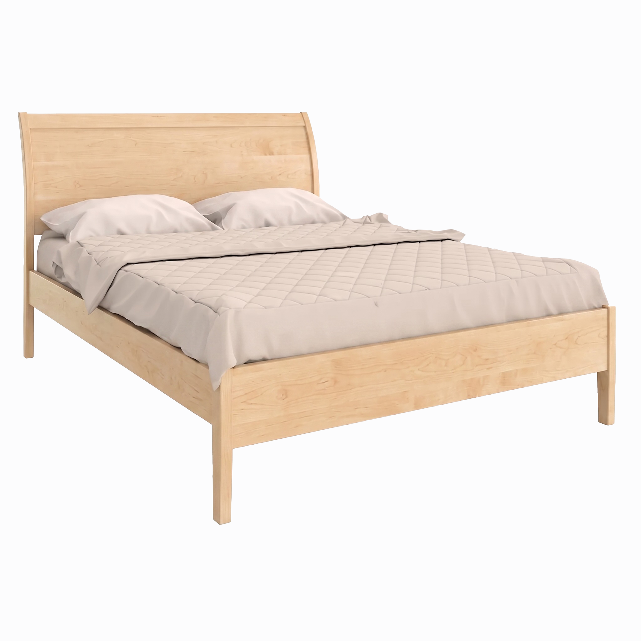 Cascade Sleigh Bed Low Footboard