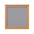 Allen Furniture Collection cherry  rectangular mirror with a wooden frame, featuring a plain, unadorned design.