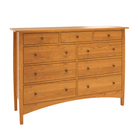 Berkshire Nine Drawer Dresser - Cherry Natural