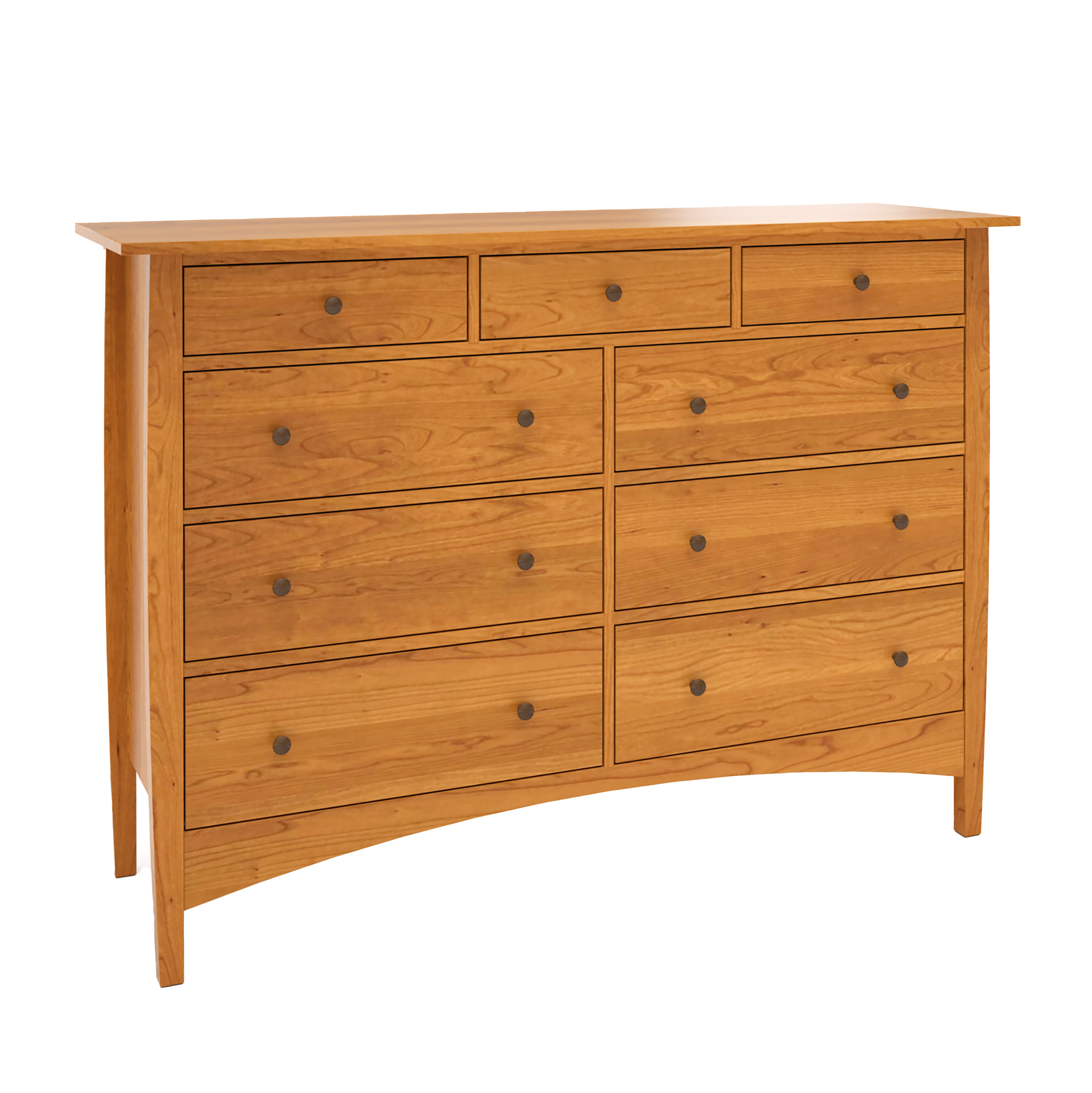 Berkshire Nine Drawer Dresser - Cherry Natural