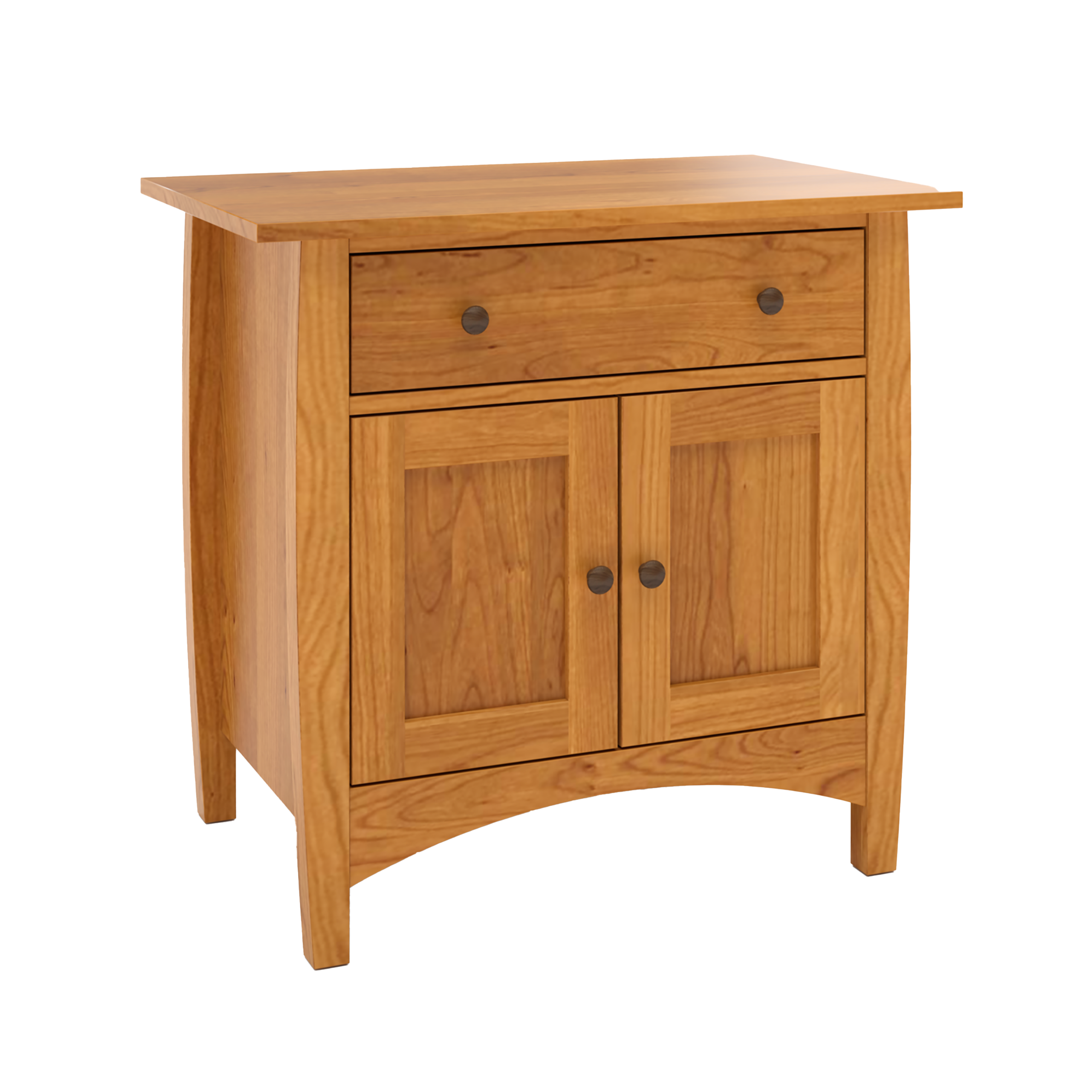 Berkshire One Drawer Nightstand - Cherry Natural