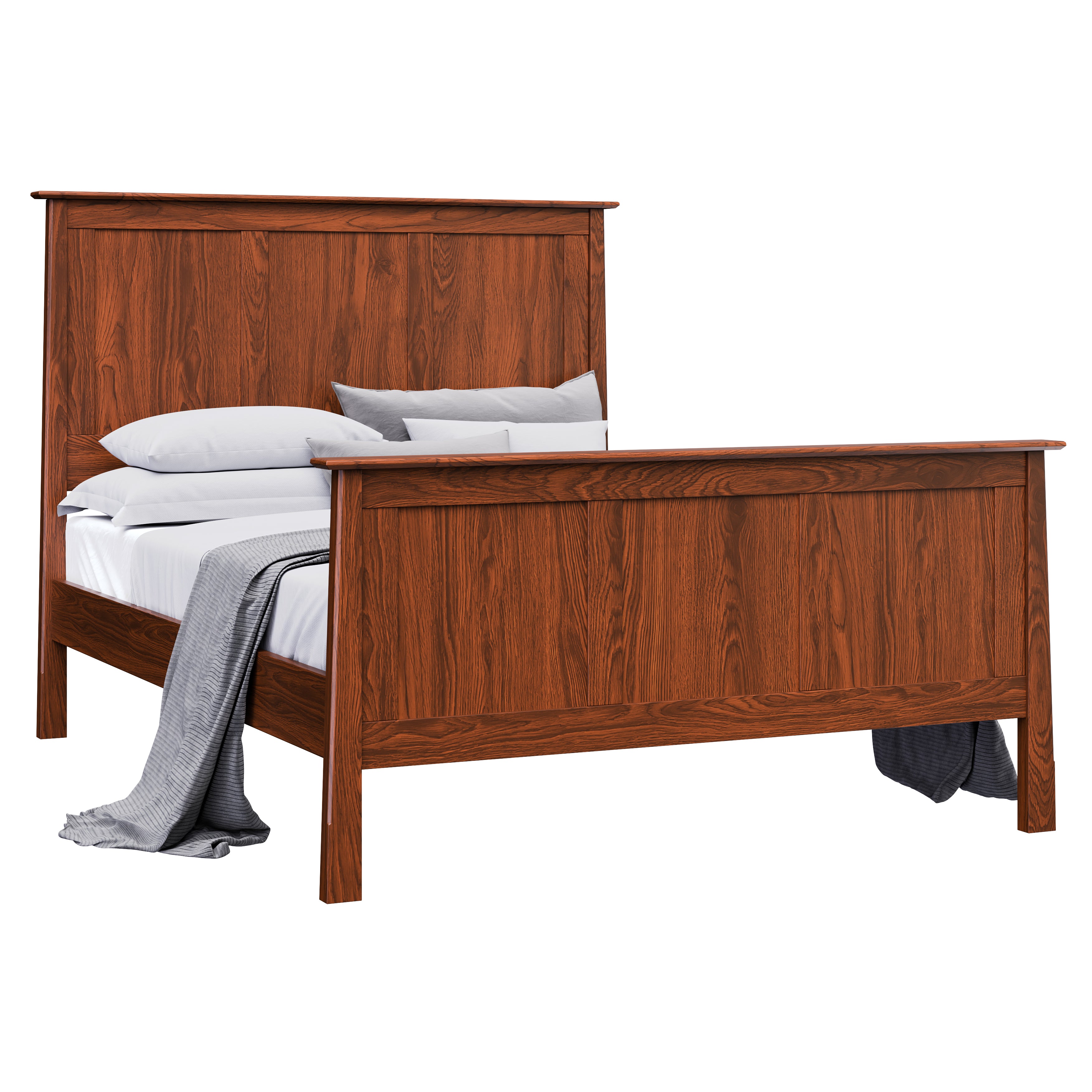 Benson Panel Bed High Footboard