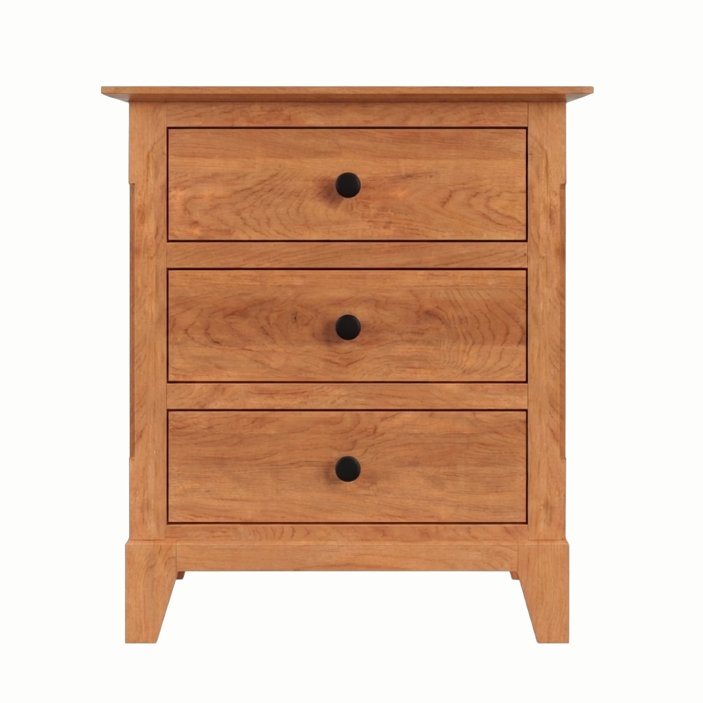 Cabot Three Drawer Nightstand