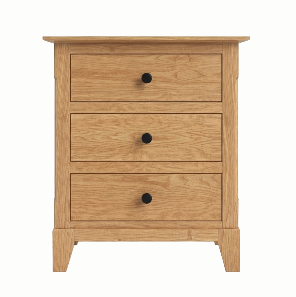Cabot Three Drawer Nightstand