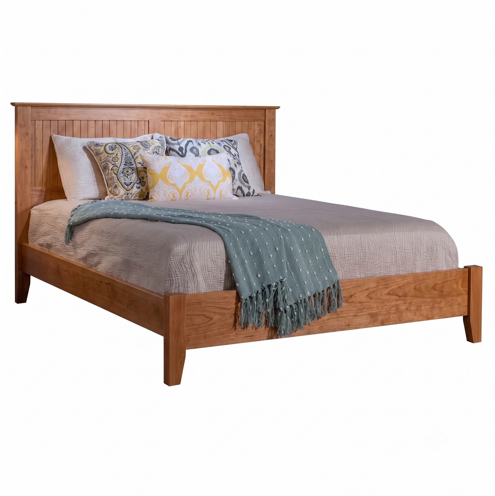 Cottage Panel Bed Low Footboard