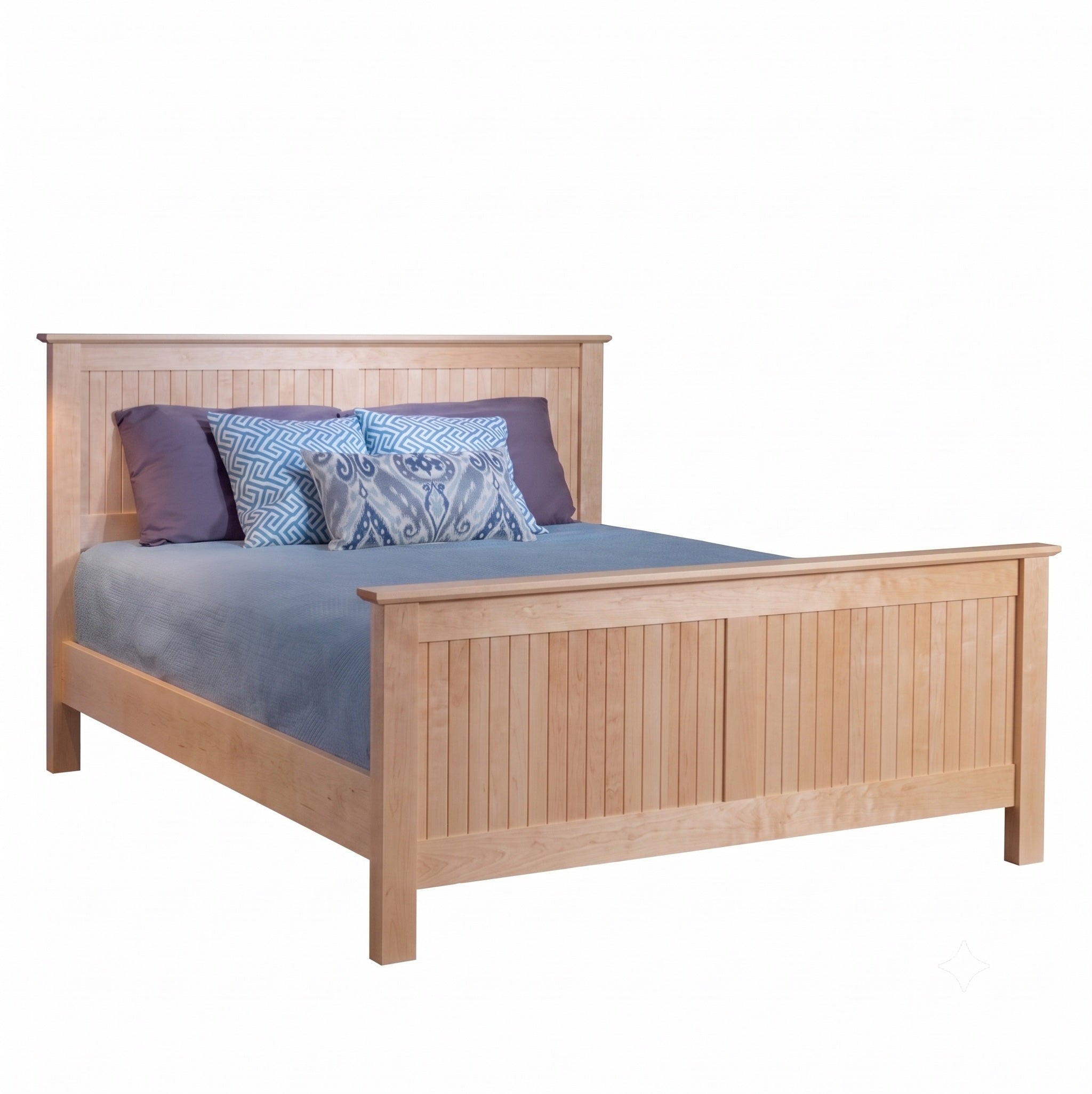 Coastal Panel Bed High Footboard