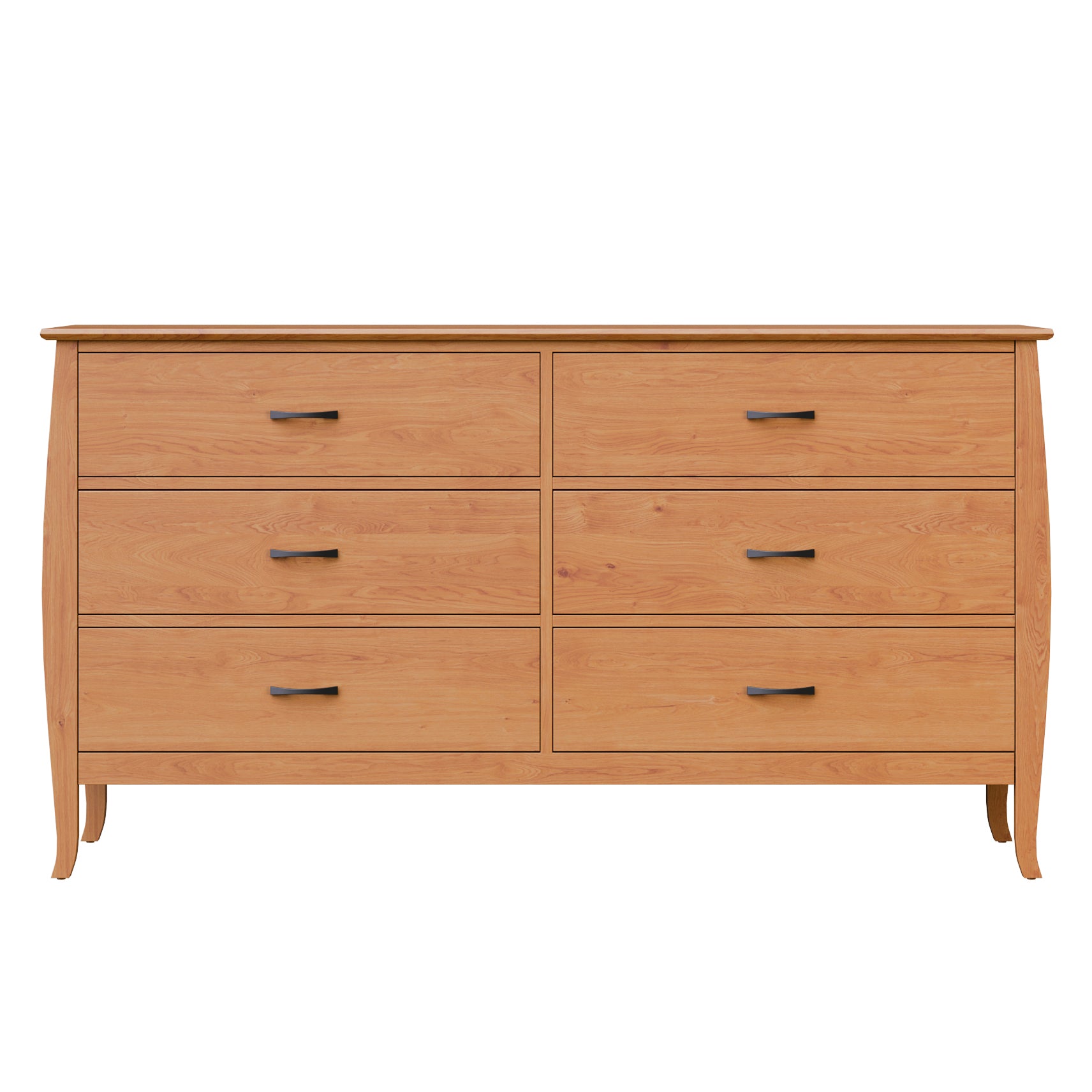 Cascade Six Drawer Double Dresser