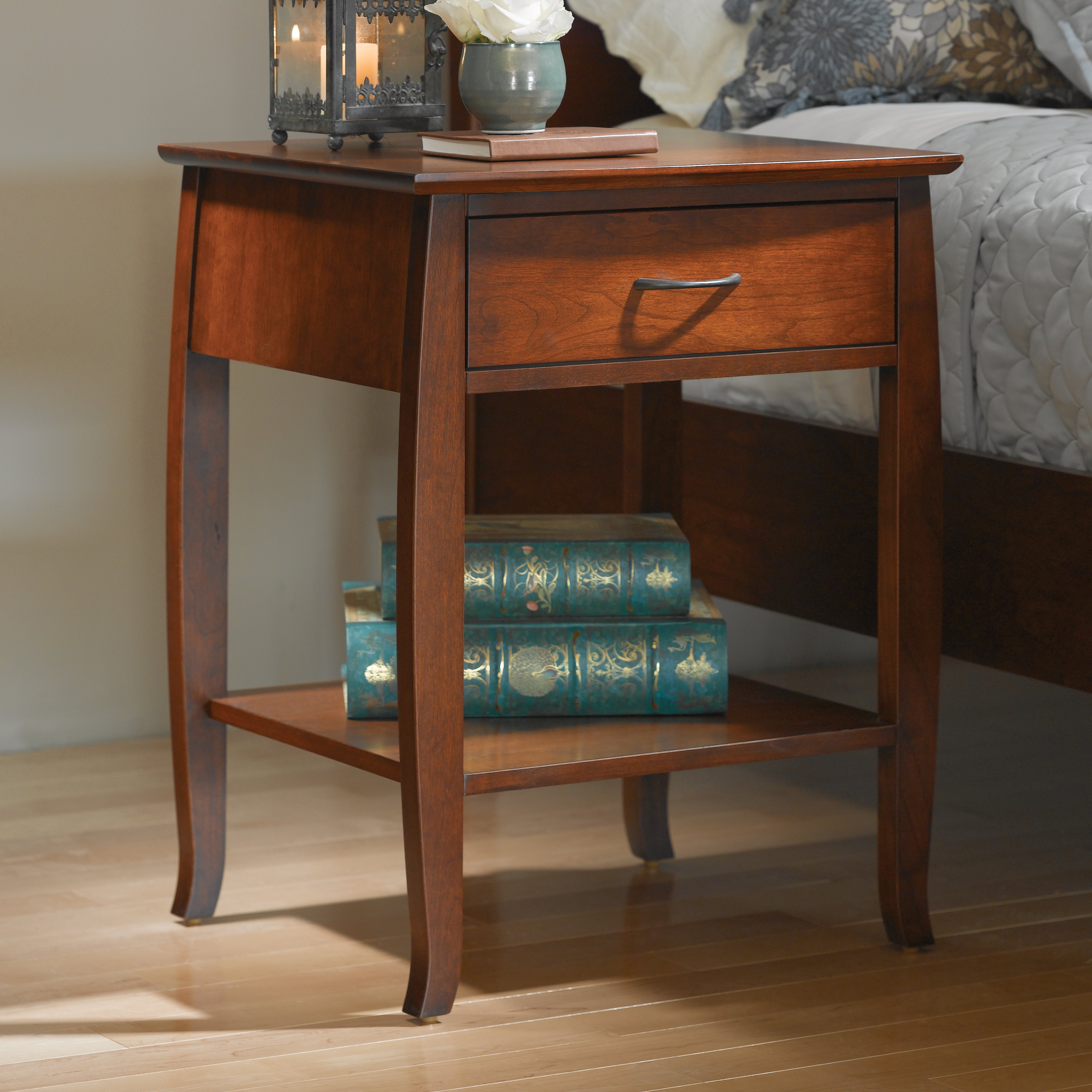 Cascade One Drawer Nightstand - Lifestyle