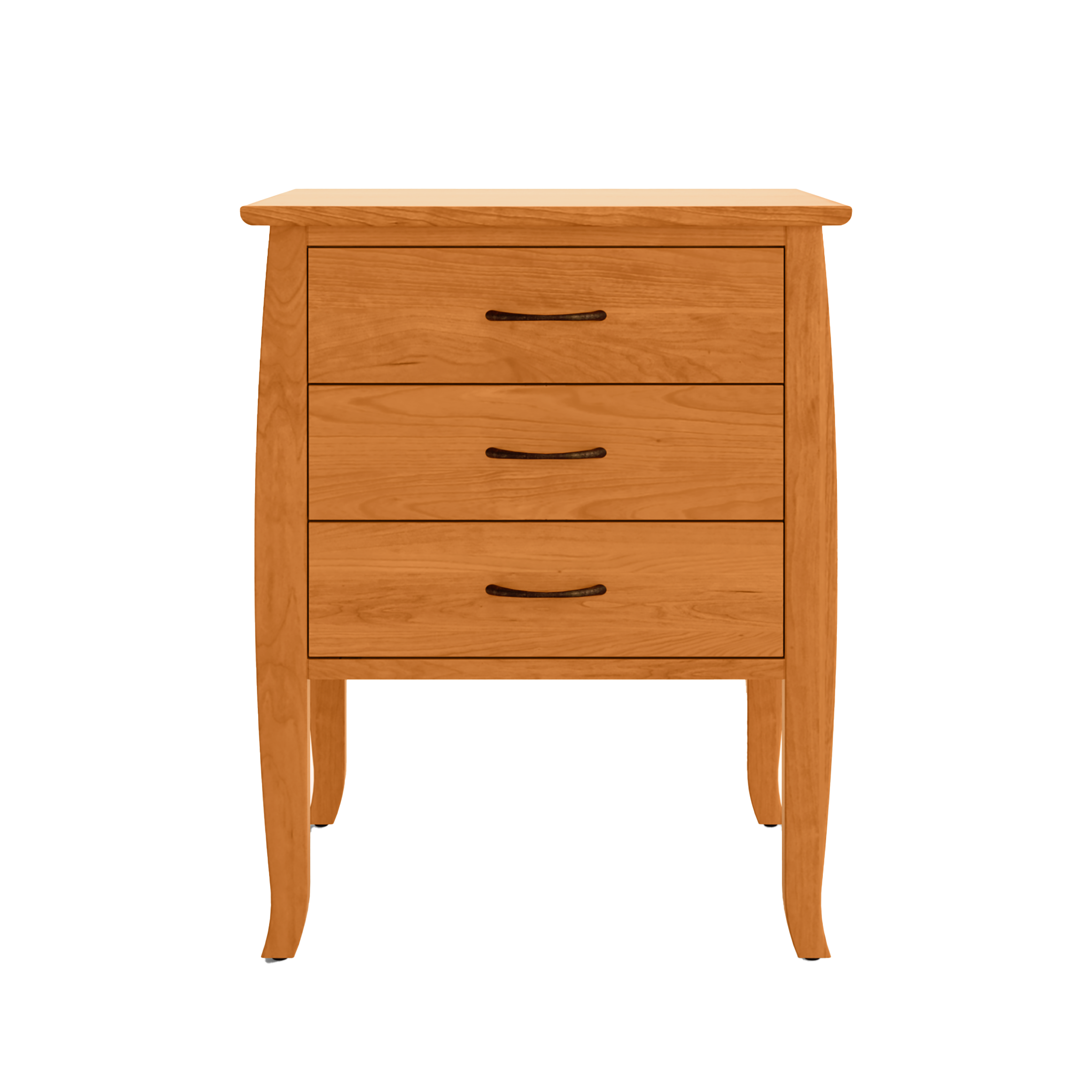 Cascade Three Drawer Nightstand