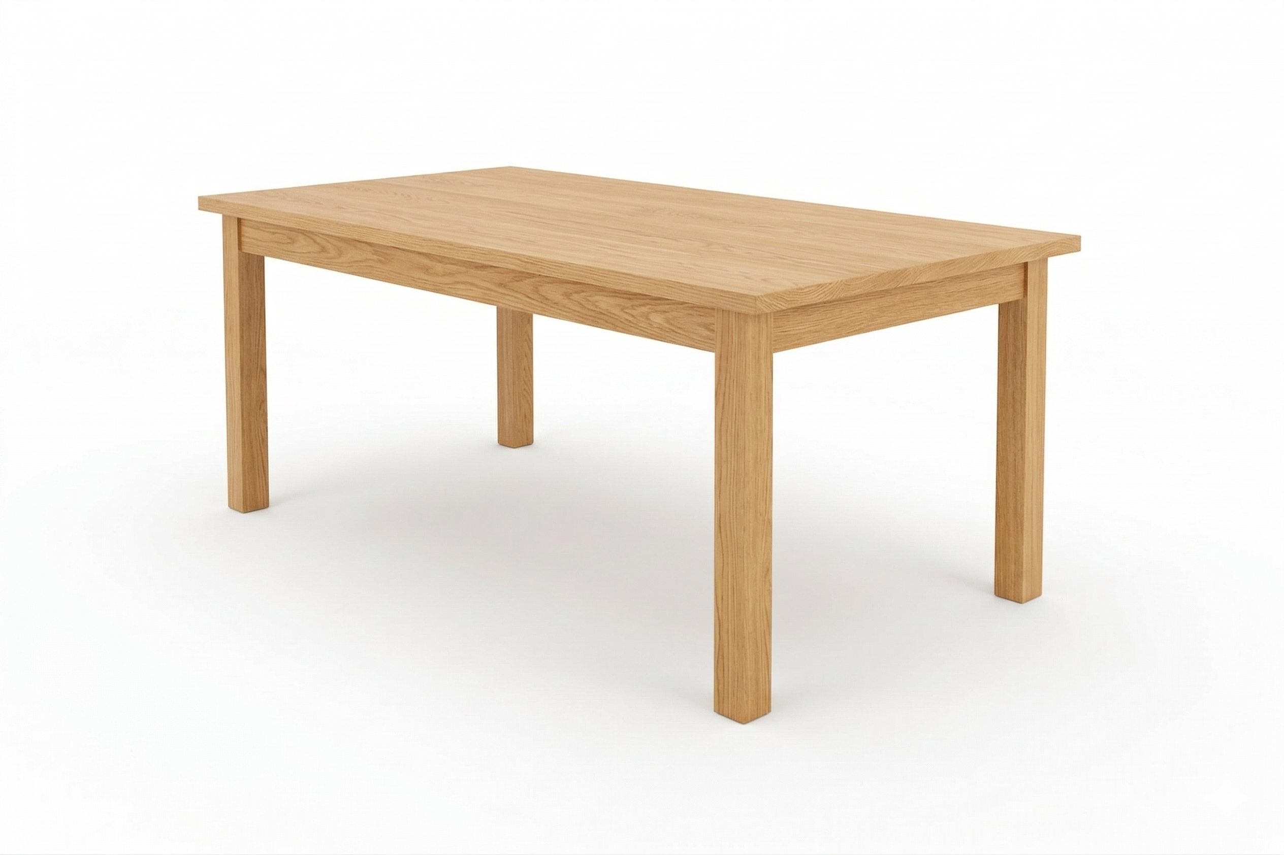 Rectangular Modern Mission Wood Table