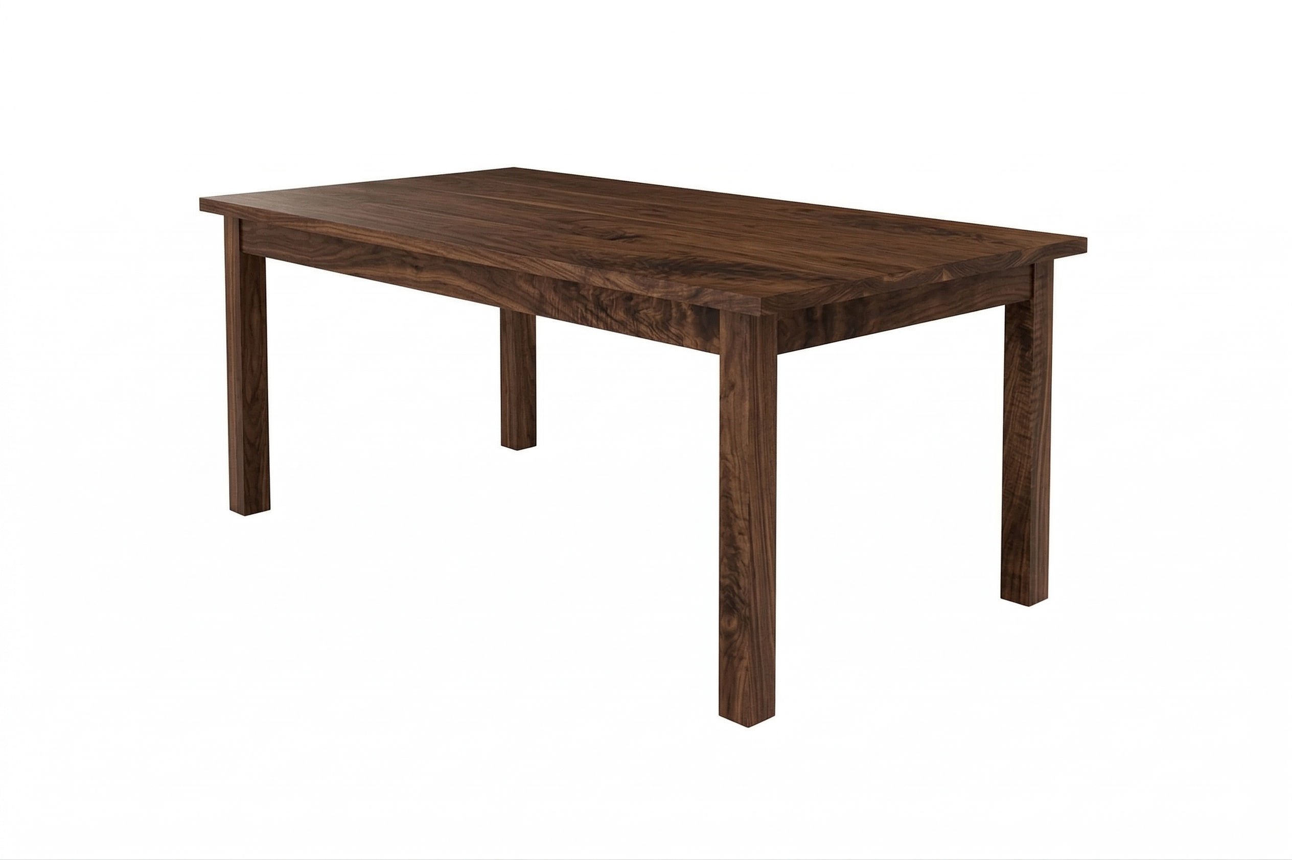 Rectangular Modern Mission Wood Table
