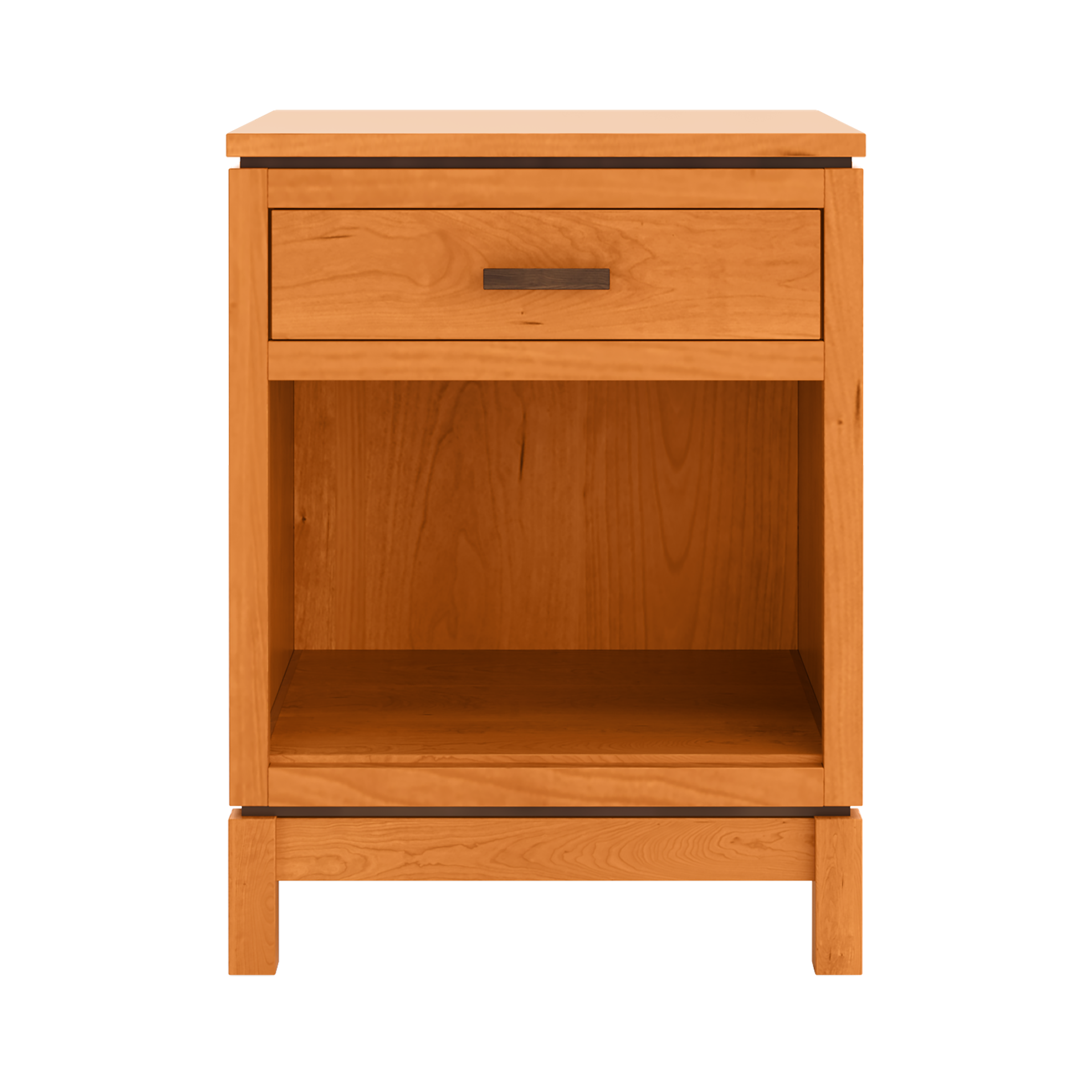Truman One Drawer Nightstand - Cherry Base