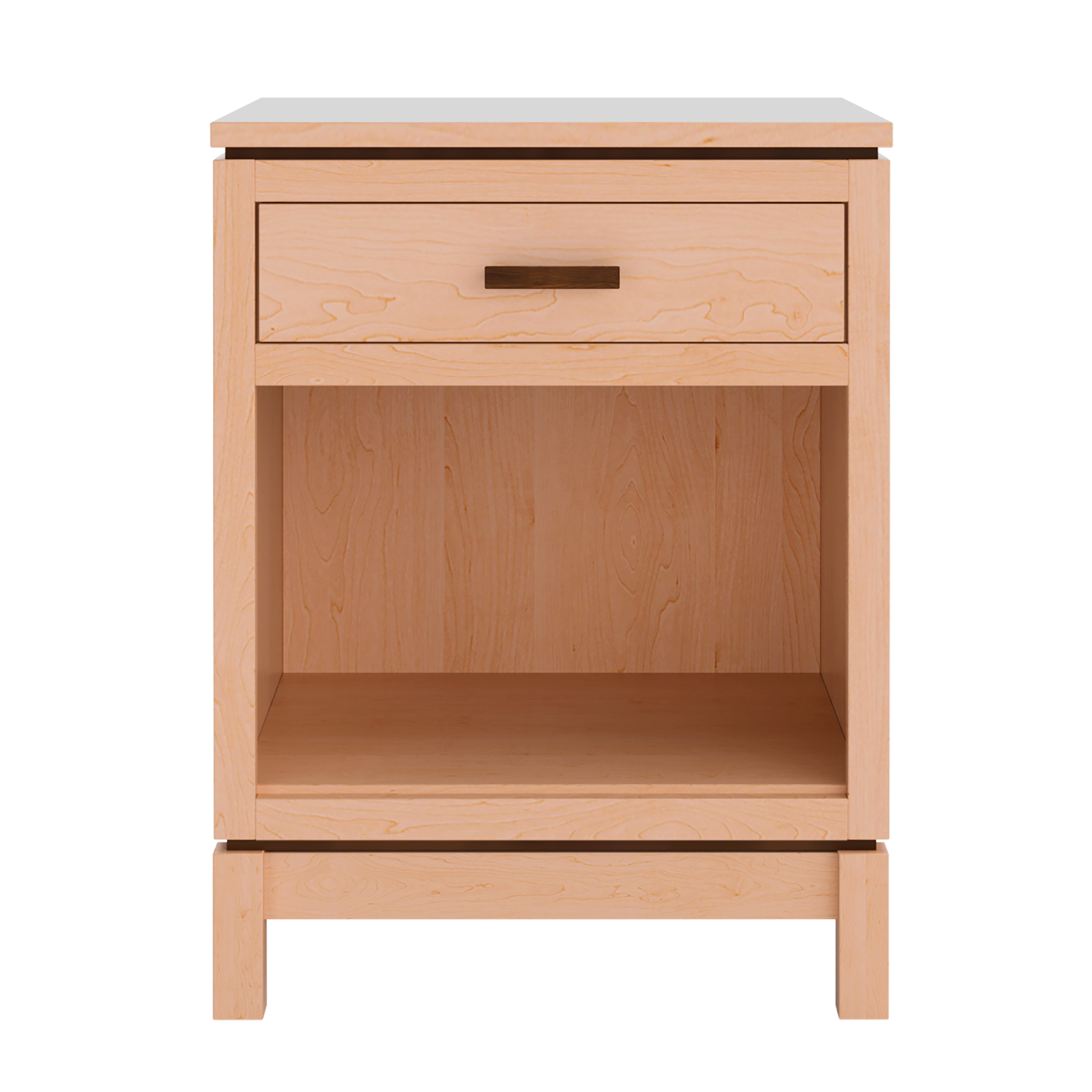 Truman One Drawer Nightstand - Maple Natural