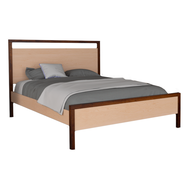 Truman Panel Bed Low Footboard - Maple Natural