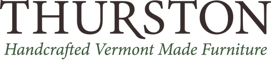 Thurston Furniture logo with text 'Handcrafted Vermont Made Furniture'