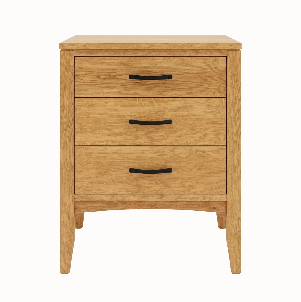 Weybridge Three Drawer Nightstand