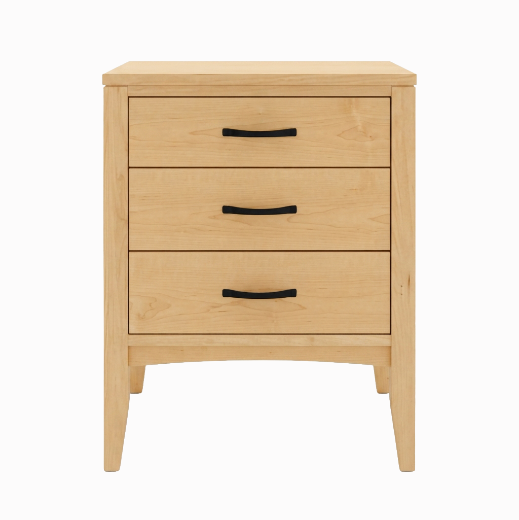 Weybridge Three Drawer Nightstand
